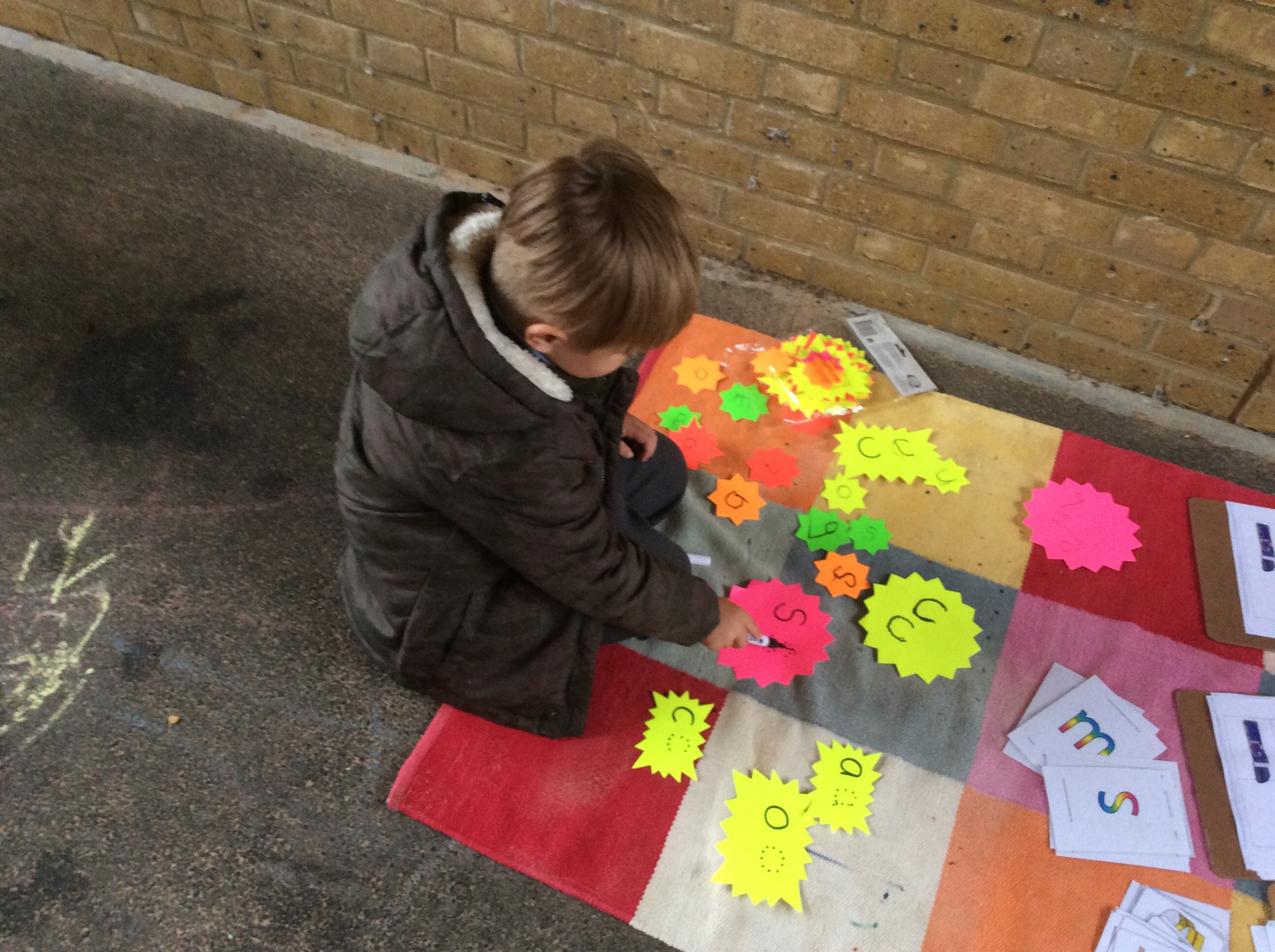 Practising our writing