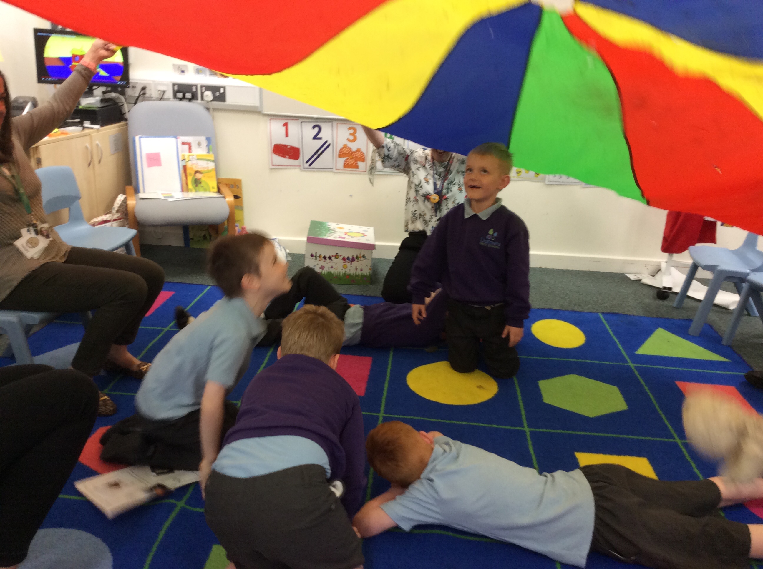 Parachute fun!